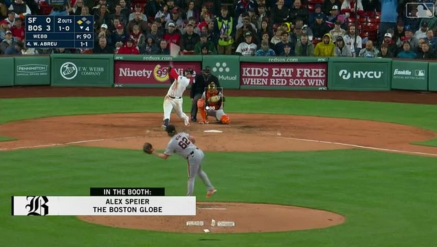 ¡Primer triple de Wilyer Abreu en MLB!
