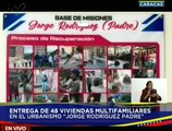 Vpdta. Delcy Rodríguez entrega 48 viviendas en el Urb. 