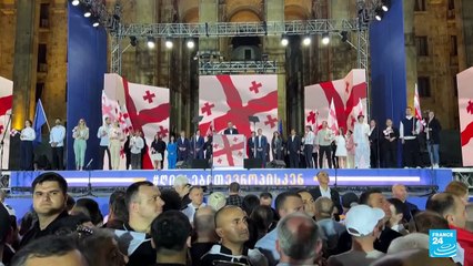 Gas lacrimógeno y balas de goma contra manifestantes proeuropeos en Georgia