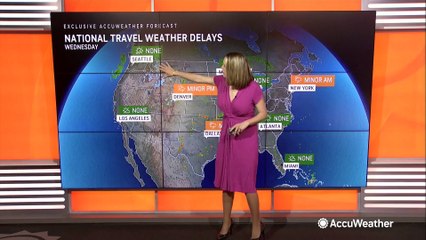 Storms to cause travel problems this Wednesday
