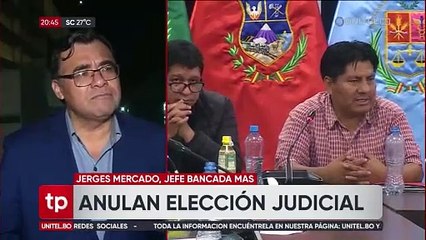 Mercado niega que el Gobierno influyó en la anulación de las judiciales pero dice que la oposición buscó el “fracaso” del proceso 