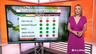 Your allergy forecast for the first days of May