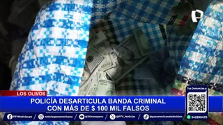 Los Olivos: líder de banda de falsificadores de billetes cuenta con antecedentes policiales