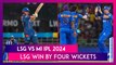 LSG vs MI IPL 2024 Stat Highlights: Bowlers, Marcus Stoinis Help Lucknow Super Giants Scalp Narrow Victory