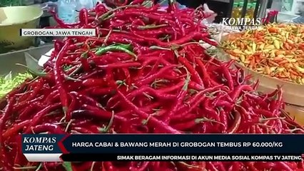 Harga Cabai & Bawang Merah di Grobogan Tembus Rp 60.000/Kg