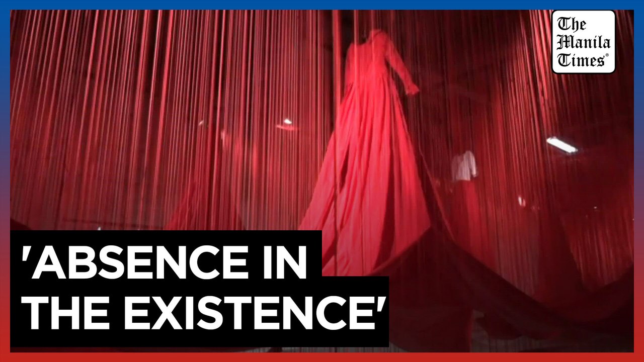 Installation featuring countless red threads opens at Austrian ex-Nazi death camp