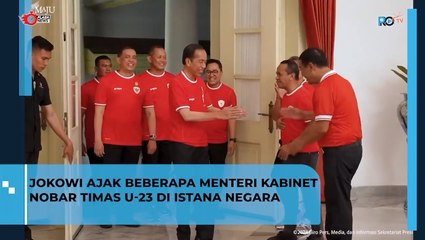 Presiden Jokowi Saksikan Pertandingan Indonesia VS Uzbekistan, Istana Negara, 29 April 2024_1