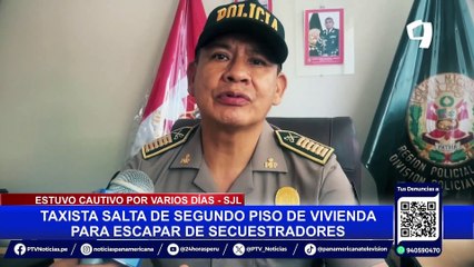 SJL: taxista salta de un segundo piso para evitar secuestro al asistir a una fiesta