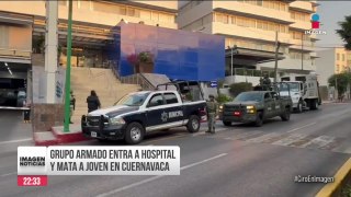 Grupo armado entró a hospital en Cuernavaca y asesinó a joven que estaba internado
