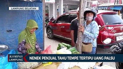 Nenek Penjual Tahu Tempe Tertipu Uang Palsu