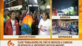 Anzoátegui | Mujeres de la clase obrera  se despliegan a Caracas en respaldo al Pdte. Nicolás Maduro