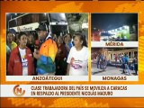 Anzoátegui | Mujeres de la clase obrera  se despliegan a Caracas en respaldo al Pdte. Nicolás Maduro