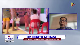 Panayam kay Philippine Federation of Professional Associations Vice President Dr. Benito Atienza kaugnay sa catch-up vaccination sa mga kabataan