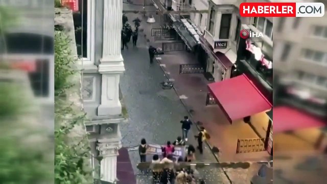 Taksim'e çıkmak isteyen gruba polis müdahalesi