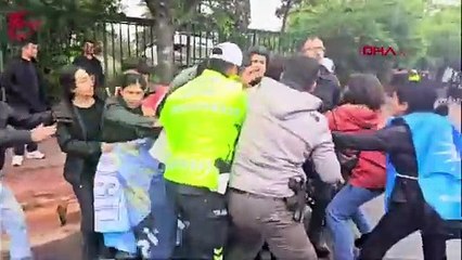 Okmeydanı'ndan Taksim'e yürümek isteyenlere polis müdahalesi