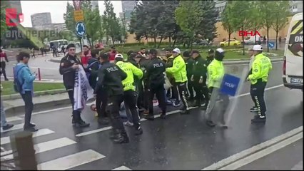 Şişli'de Taksim'e yürümek isteyenlere polis müdahalesi