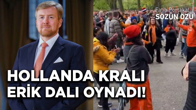 HOLLANDA KRALI DOĞUM GÜNÜNDE ERİK DALI OYNAMAK! HERYERDEYİZ!