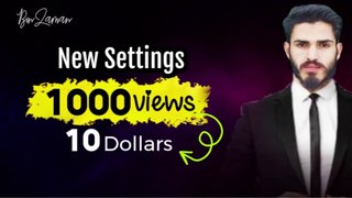 How much YouTube pay for 1000 views | M. Tahir