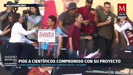 Bitácora electoral: Sheinbaum con científicos, Gálvez en Mazatlán y Álvarez en San Luis Potosí
