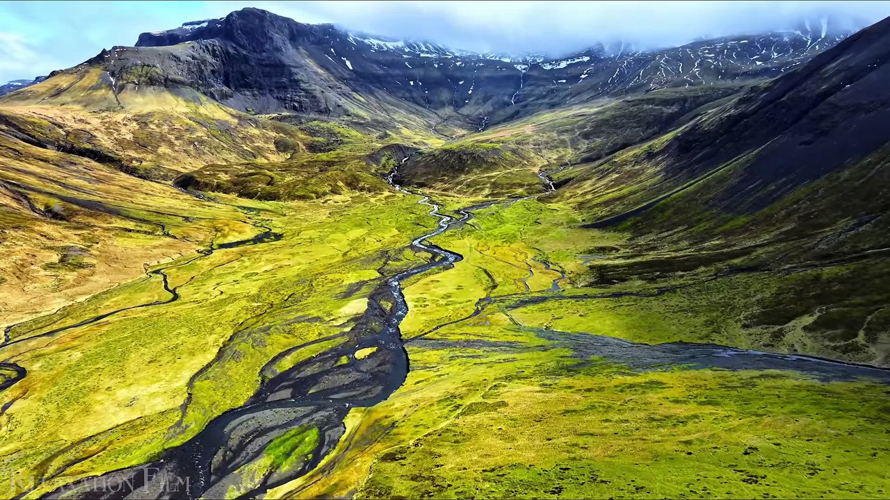 ICELAND 4K • Scenic Relaxation Film with Peaceful Relaxing Music and ...
