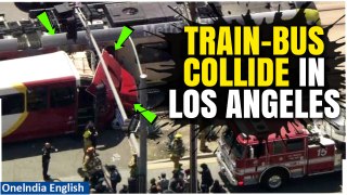 Metro Train and Shuttle Bus Collision: Over 50 Injured in Downtown Los Angeles | Oneindia News