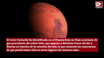 La NASA encuentra restos de metano en Marte
