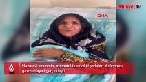 Huzurevi sakininin, otomobilde sevdiği şarkıları dinleyerek gezme hayali gerçekleşti