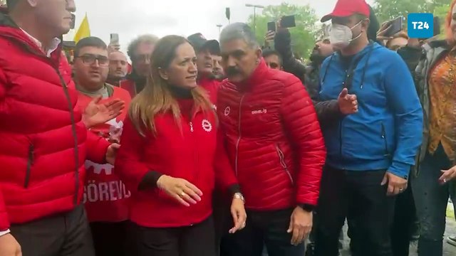 DİSK Genel Başkanı Arzu Çerkezoğlu, emniyet ile görüşmeye gidiyor