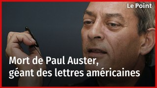 Mort de Paul Auster, géant des lettres américaines