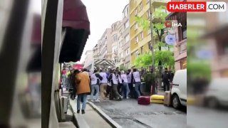 Şişli'den Taksim'e izinsiz yürümek isteyen gruba polis müdahalesi: 13 gözaltı