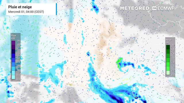 Violents orages en France