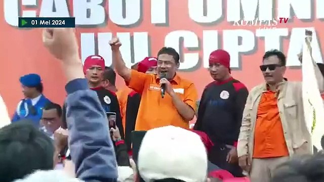 [FULL] Isi Orasi Said Iqbal di Hari Buruh, Sorot 2 Isu Terkait Upah dan Outsourcing