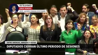 El Senado concluye su periodo ordinario de sesiones. Pedro Gamboa, 30 de abril 2024