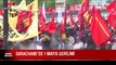 Saraçhane'den Taksim'e yürümeye çalışan gruplara polis müdahalesi