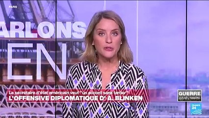 A Tel-Aviv, Blinken se dit déterminé à obtenir "maintenant" un accord Israël-Hamas
