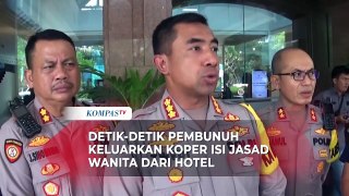 Detik-detik Pembunuh Keluarkan Koper Isi Jasad Wanita dari Hotel di Bandung
