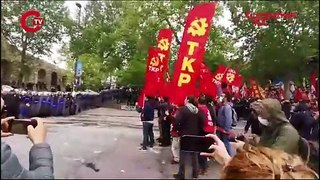 AKP’nin ‘1 Mayıs’ ablukası altında… İşçiler Saraçhane'de barikatın önünde!