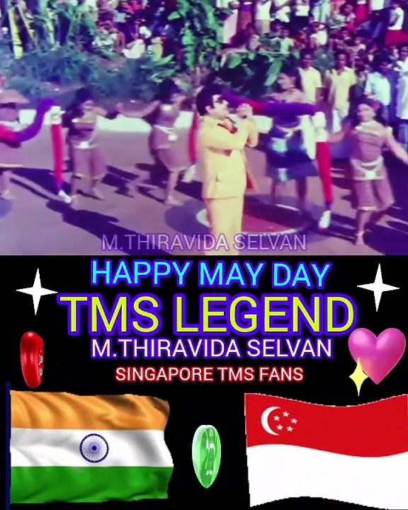 உலகத்தில் உள்ள அனைவருக்கும் தொழிலாளர் வாழ்த்துக்கள் SINGAPORE TMS FANS M.THIRAVIDA SELVAN