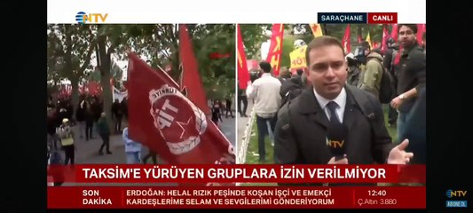 NTV yayınında Taksim protestosu: "Saray'ın 1 Mayıs korkusu"
