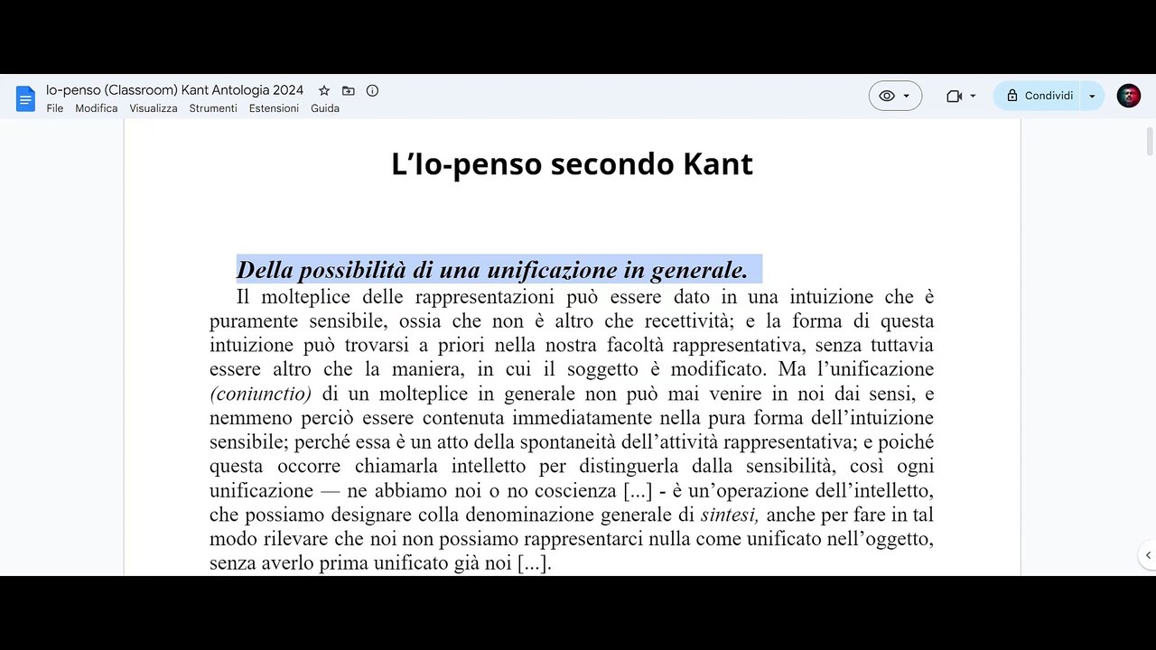 Kant - L'io-penso (introduzione alla lettura antologica)