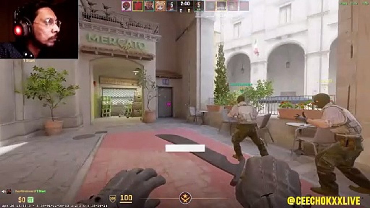 Funny Faceit Level 10 Knife Round 100 Win video Dailymotion
