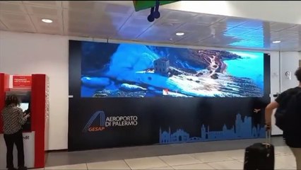 All'aeroporto di Palermo un video per promuovere Agrigento capitale della cultura 2025