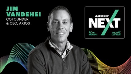 2 hacks that keep Axios CEO Jim VandeHei balanced and productive