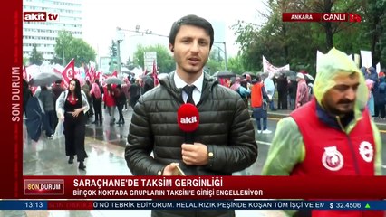 Ankara'da 1 Mayıs kutlamaları sakin geçiyor