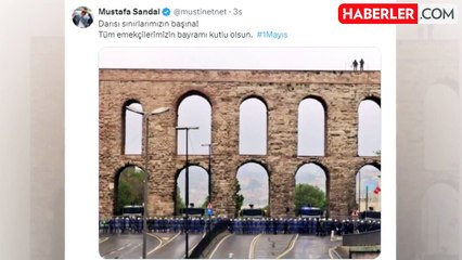 CHP ve DİSK'in Saraçhane'den Taksim'e Yürüyüşüne Polis Müdahalesi