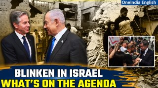 Blinken In Israel: Blinken says he will press Netanyahu on Gaza aid measures | Oneindia