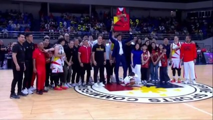 Arwind Santos Jersey Retirement Ceremony