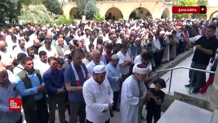 Kudüs'te öldürülen Şanlıurfalı imam için gıyabi cenaze namazı kılındı