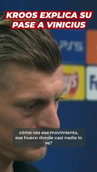 Kroos explica su pase a Vinicius