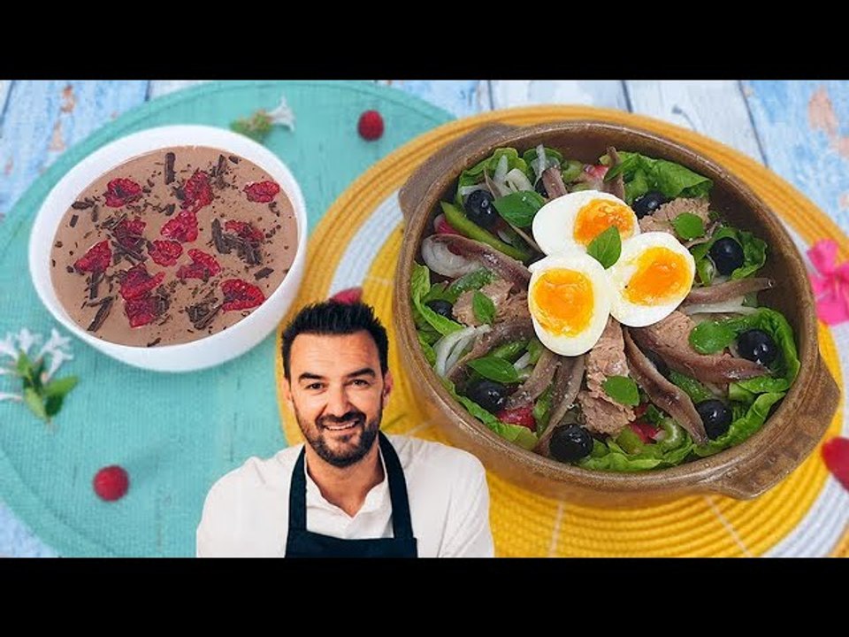 Tous en cuisine #67 : Je teste la mousse lactée stracciatella et la salade niçoise de Cyril Lignac ! (Exclusivité Dailymotion)